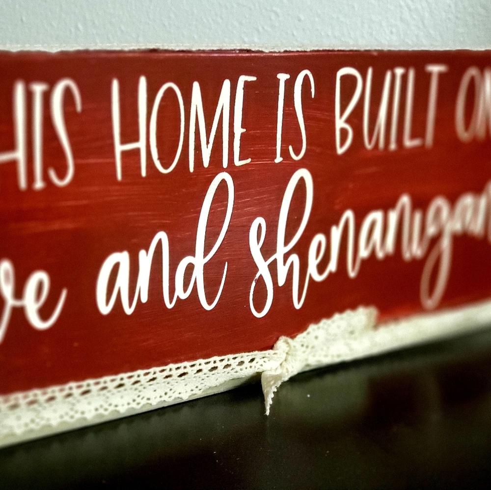 Farmhouse Handpainted Family Sign